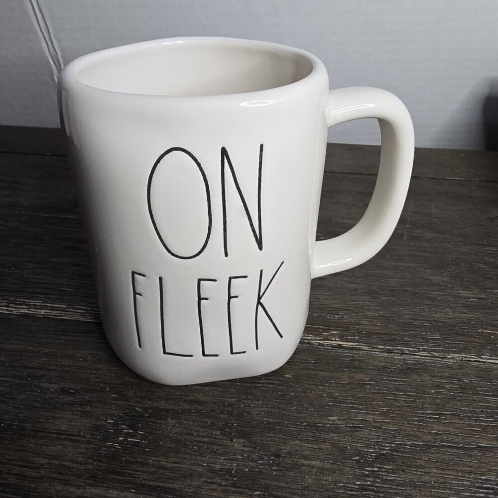 NWT Rae Dunn Artisan On Fleek Mug 2021 Magenta Farmhouse Basics